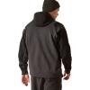 Ariat Men’s Rebar Workman Colorblock Logo Hoodie(Black/Charcoal Heather)