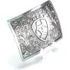 Ariat Men’s Rectangle Filagree Shield Buckle(Silver)