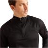 Ariat Mens Sunstopper 3.0 1/4 Zip Baselayer(Black)
