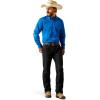 Ariat Men’s Team Logo Twill Classic Fit Shirt(Blue/Light Blue)