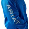Ariat Men’s Team Logo Twill Classic Fit Shirt(Blue/Light Blue)