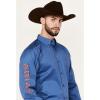 Ariat Men’s Team Logo Twill Classic Fit Shirt(Bright Cobalt)