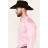 Ariat Men’s Team Logo Twill Classic Fit Shirt(Pink/Directoire Blue)
