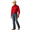 Ariat Men’s Team Logo Twill Classic Fit Shirt(Red)