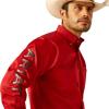 Ariat Men’s Team Logo Twill Classic Fit Shirt(Red)