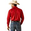 Ariat Men’s Team Logo Twill Classic Fit Shirt(Red)
