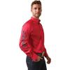 Ariat Men’s Team Logo Twill Fitted Shirt(Azalea)
