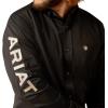 Ariat Men’s Team Logo Twill Fitted Shirt(Black)