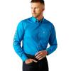 Ariat Men’s Team Logo Twill Fitted Shirt(Blue/Dark Blue)