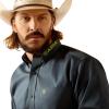 Ariat Men’s Team Logo Twill Fitted Shirt(Dark Gray)
