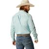 Ariat Men’s Team Logo Twill Fitted Shirt(Light Aqua)