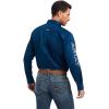 Ariat Men’s Team Logo Twill Fitted Shirt(Poseidon/Serape)