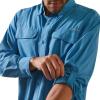 Ariat Men’s Venttek Outbound Classic Fit Shirt(Cendre Blue)