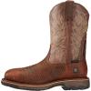 Ariat Men’s Workhog SQ Toe ST Work Boot(Brown Croco Print)