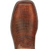 Ariat Men’s Workhog SQ Toe ST Work Boot(Brown Croco Print)