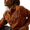 Ariat Men’s Yellowstone Earth Retro Snap Long Sleeve Shirt(Terra Cotta)