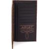 Ariat Rodeo Bull Hide Brown Wallet
