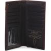 Ariat Western Wallet Mens Rodeo Center Bump Shield Brown A3550002