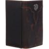 Ariat Western Wallet Mens Rodeo Center Bump Shield Brown A3550002