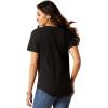 Ariat Womens Ariat Denim Label T-Shirt(Black)