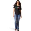 Ariat Womens Ariat Denim Label T-Shirt(Black)