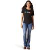 Ariat Womens Ariat Denim Label T-Shirt(Black/Viva Mexico)
