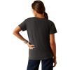 Ariat Womens Ariat Denim Label T-Shirt(Charcoal Heather)