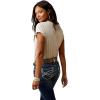 Ariat Womens Ariat Denim Label T-Shirt(Oatmeal Heather/Caballo Tee Tee)