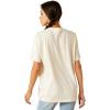 Ariat Womens Ariat Denim Label T-Shirt(Oatmeal Heather/Lola)