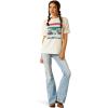 Ariat Womens Ariat Denim Label T-Shirt(Oatmeal Heather/Lola)
