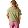 Ariat Womens Ariat Denim Label T-Shirt(Sage/Charlie)