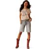 Ariat Womens Ariat Denim Label T-Shirt(Savannah Heather/Cowgirls)