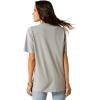 Ariat Womens Ariat Denim Label T-Shirt(Stone Heather/Ariat Day and Night)