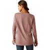 Ariat Womens Ariat Denim Label T-Shirt(Twilight Mauve/Fawna)