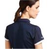 Ariat Women’s Bandera 1/4 Zip Polo(Navy)