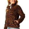Ariat Women’s Berber Snap Front Sweatshirt(Lila Leopard)