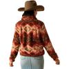 Ariat Women’s Berber Snap Front Sweatshirt(Plainsview Print)