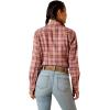 Ariat Womens Fr Ruby Snap Work Shirt(Roan Rouge)