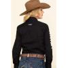 Ariat Womens Kirby Pro Tawny Port Shirt(Black)