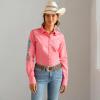 Ariat Womens Kirby Pro Tawny Port Shirt(Camellia Rose)