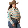 Ariat Womens Kirby Pro Tawny Port Shirt(Fallon Serape Print)