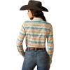 Ariat Womens Kirby Pro Tawny Port Shirt(Fallon Serape Print)