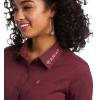 Ariat Womens Kirby Pro Tawny Port Shirt(Heather Grey)