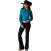 Ariat Womens Kirby Pro Tawny Port Shirt(Ocean Depths)
