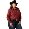 Ariat Womens Kirby Pro Tawny Port Shirt(Sanders Print)