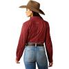 Ariat Womens Kirby Pro Tawny Port Shirt(Sanders Print)