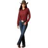 Ariat Womens Kirby Pro Tawny Port Shirt(Tawny Port)