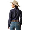 Ariat Womens Kirby Pro Tawny Port Shirt(Zona Geo Print)