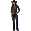 Ariat Women’s Kirby Stretch Shirt(Black Boot Stitch)