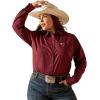 Ariat Women’s Kirby Stretch Shirt(Burgundy)